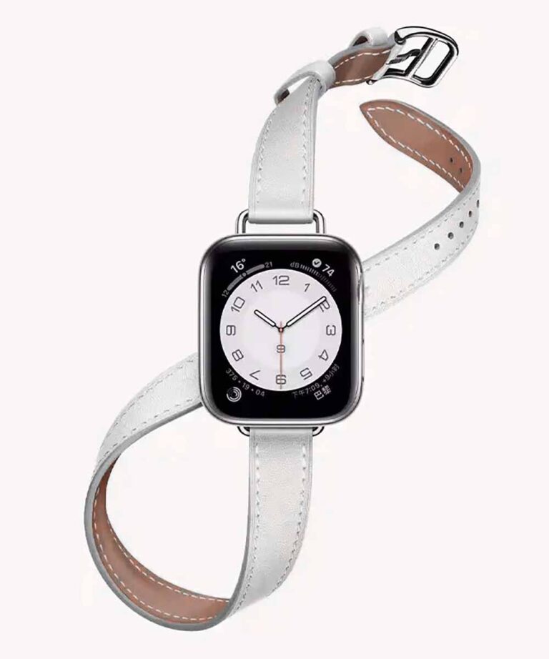Cinturino Apple Watch in Pelle Doppio Giro "Lady" Collections - immagine 7