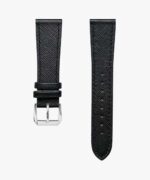 cinturino in pelle sffiano nero