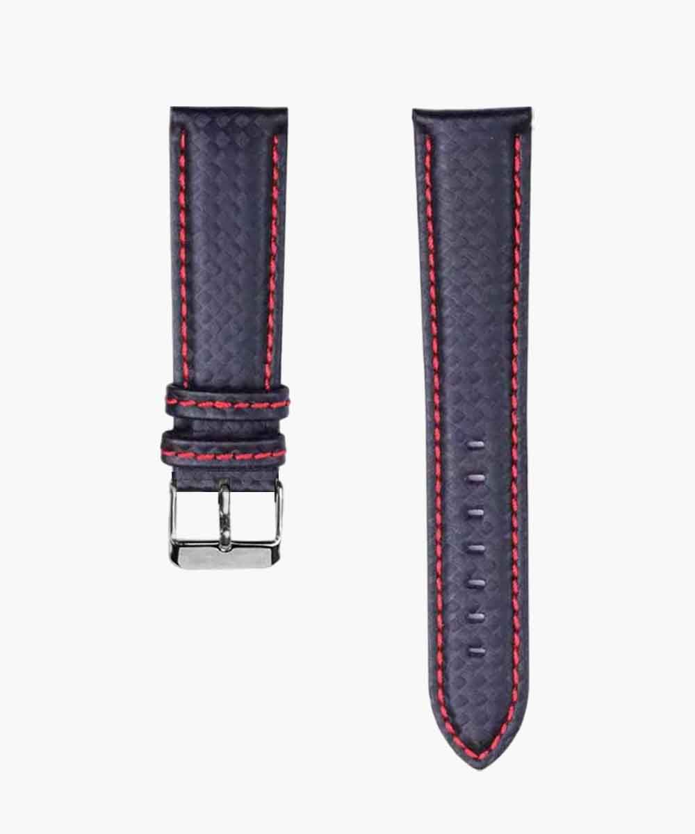 Cinturino per Orologio in Pelle "Carbon"