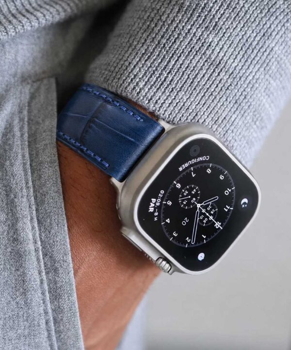 Cinturino per Apple Watch Ultra "Royal" - Blu - immagine 2