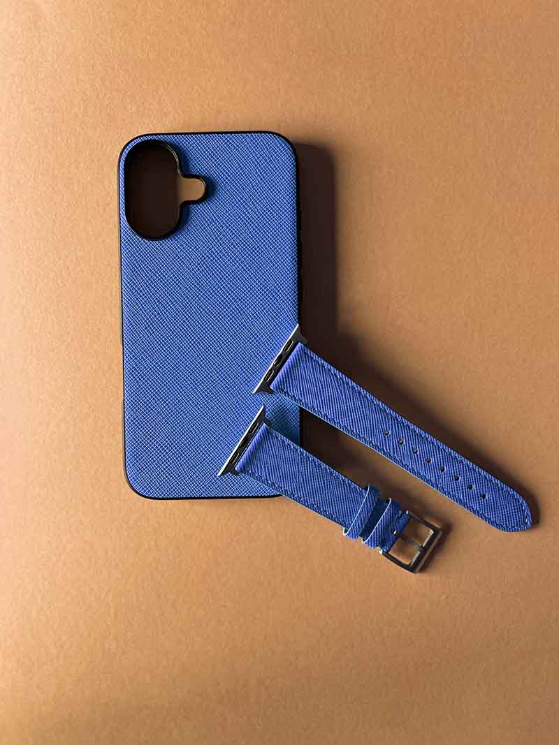 Set Regalo Saffiano: Cover iPhone, Cinturino Apple Watch photo review