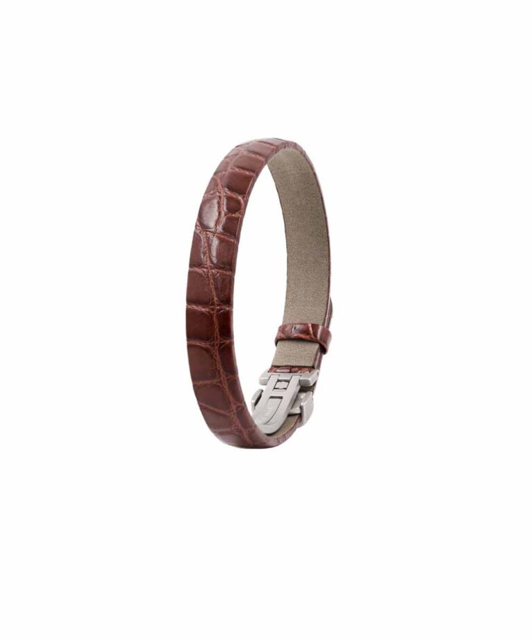 Bracciale in Pelle "Imperial" Collection - Uomo - immagine 2