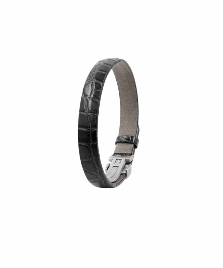 Bracciale in Pelle "Imperial" Collection - Uomo - immagine 3