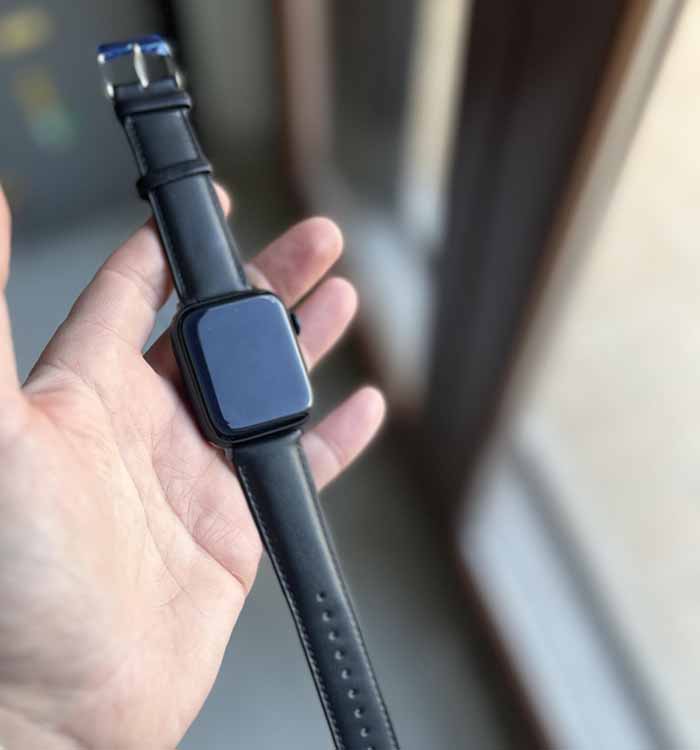 Customizable Genuine Leather Strap for Apple Watch photo review