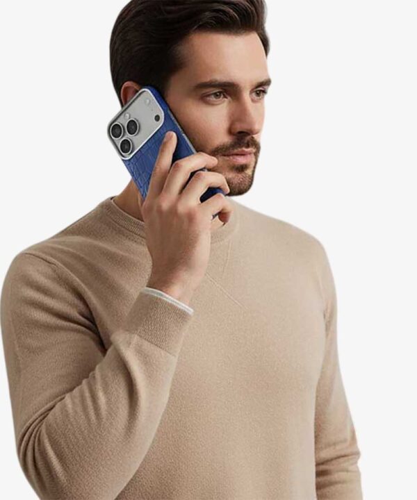 iPhone 17 Leather Case “Croco” Collection - Image 2