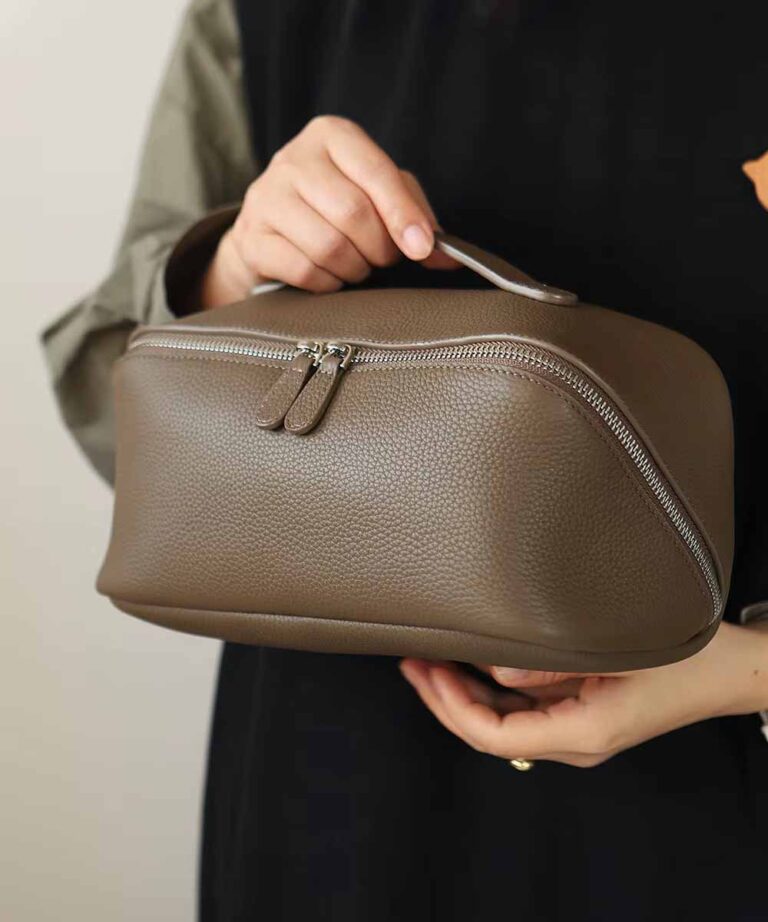 Beauty Case Viaggio in Pelle "Liberty" - immagine 3