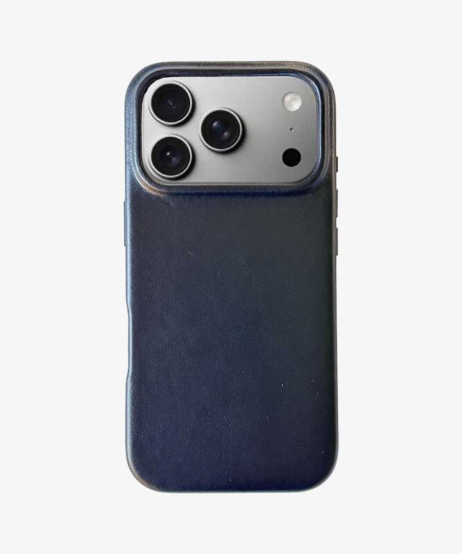 cover in pelle liscia iphone 17 pro
