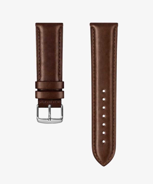 cinturino pelle elegante marrone