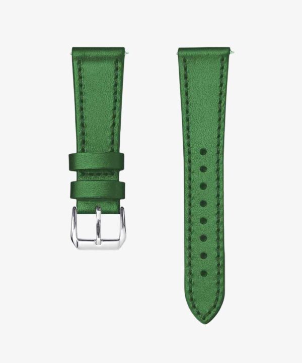 cinturino orologio in pelle classico verde