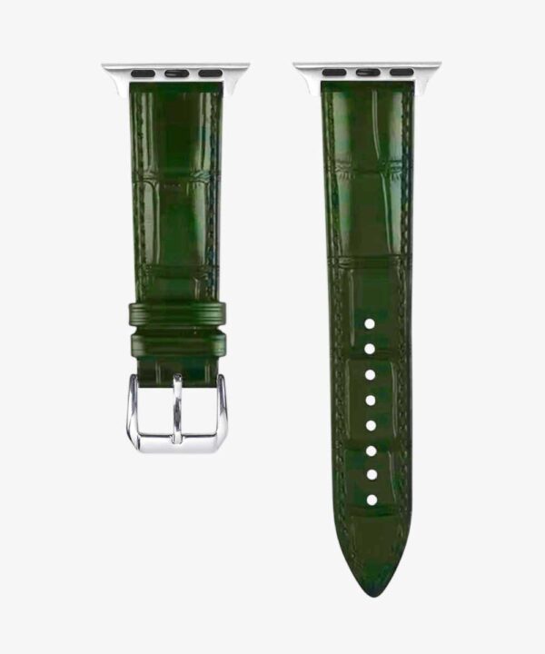 Cinturino in Pelle Apple Watch Ultra "Royal" - Verde
