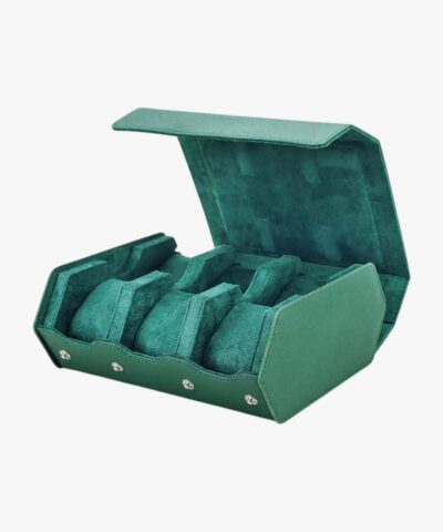 custodia orologi verde