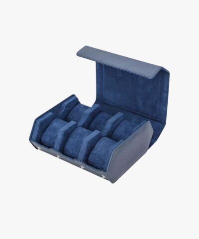 custodia porta orologi blu